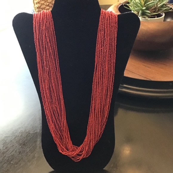 Two Coral Beaded Necklaces - Picture 2 of 5